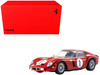 Ferrari 250 GTO #1 Pedro Rodriguez - Ricardo Rodriguez North American Racing Team NART Winner 1000 km of Paris 1962 1/18 Model Car Kyosho KS08438G