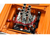 1965 Dodge Coronet AWB Go Man Go Go Mango Orange with Black Hood Limited Edition to 300 pieces Worldwide 1/18 Diecast Model Car ACME A1806514