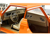 1965 Dodge Coronet AWB Go Man Go Go Mango Orange with Black Hood Limited Edition to 300 pieces Worldwide 1/18 Diecast Model Car ACME A1806514