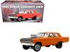 1965 Dodge Coronet AWB Go Man Go Go Mango Orange with Black Hood Limited Edition to 300 pieces Worldwide 1/18 Diecast Model Car ACME A1806514