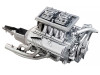 ZL-1 427 Engine and Transmission Replica from 1969 Chevrolet Camaro ZL-1 1/18 Model ACME A1805737E