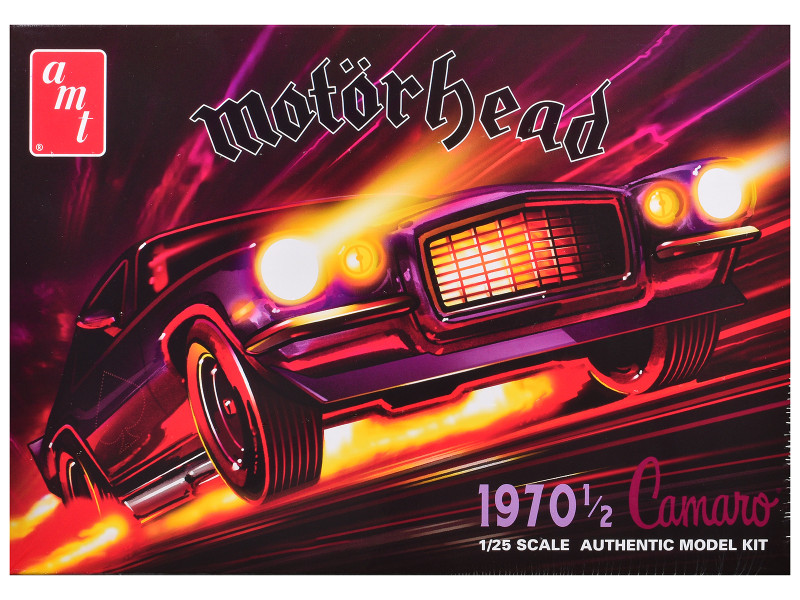 Skill 2 Model Kit 1970 1  2 Chevrolet Camaro Motorhead 1/25 Scale Model AMT AMT1562