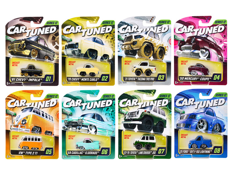 Mainline 2026 Series 12 Set of 8 Pieces Diecast Model Cars CarTuned 592631-XX11