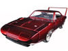 1969 Dodge Charger Daytona Red Fast & Furious 6 2013 Movie 25 Years of Fast & Furious Series 1/24 Diecast Model Car Jada 97060-25TH