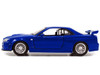 Brian s Nissan Skyline GT R R34 RHD Right Hand Drive Blue Metallic Fast & Furious 2009 Movie 25 Years of Fast & Furious Series 1/32 Diecast Model Car Jada 97185-25TH