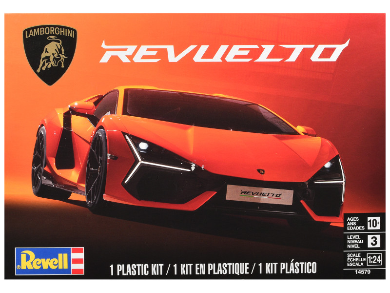 Level 3 Model Kit Lamborghini Revuelto 1/24 Scale Model Revell 14579