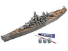 Level 4 Model Kit Battleship U.S.S. New Jersey All-Included Kit 1/1200 Scale Model Revell 75183