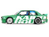 BMW M3 Kaido Works V2 Green Metallic with Graphics Designed by Jun Imai Kaido House Special 1/64 Diecast Model Car Mini GT KHMG242
