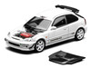 Honda Civic Type R EK9 RHD Right Hand Drive J's Racing White 1/64 Diecast Model Car MotorHelix M65029