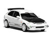 Honda Civic Type R EK9 RHD Right Hand Drive J's Racing White 1/64 Diecast Model Car MotorHelix M65029