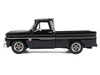 1966 Chevrolet C10 Fleetside Pickup Truck Black Maxx Design Timeless Legends Series 1/24 Diecast Model Car Motormax 73355MX-BK