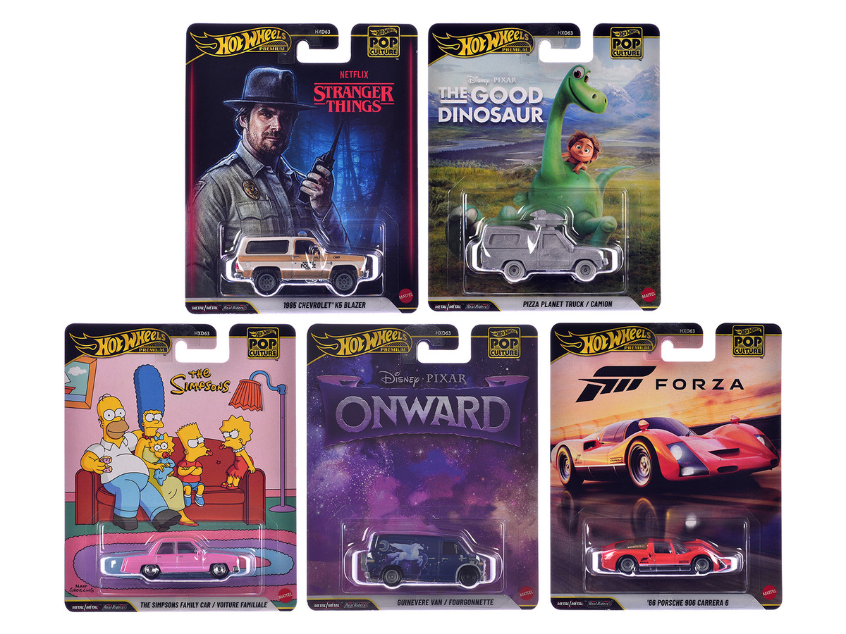 Pop Culture 2026 5 piece Set S Premium Series Diecast Model Cars