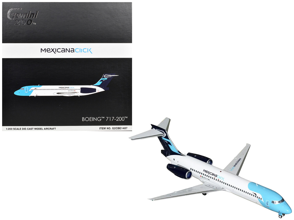 Boeing 717-200 Commercial Aircraft Mexicana Click N907ME White