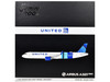 Airbus A321neo Commercial Aircraft United Airlines Coastliner N94750 White with Blue Stripes Gemini 200 Series 1/200 Diecast Model Airplane GeminiJets G2UAL1523
