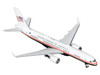 Boeing C-32A Transport Aircraft Air Force Two - United States of America 99-0003 White and Blue with Red Stripes 1/400 Diecast Model Airplane GeminiJets GJAFO2434