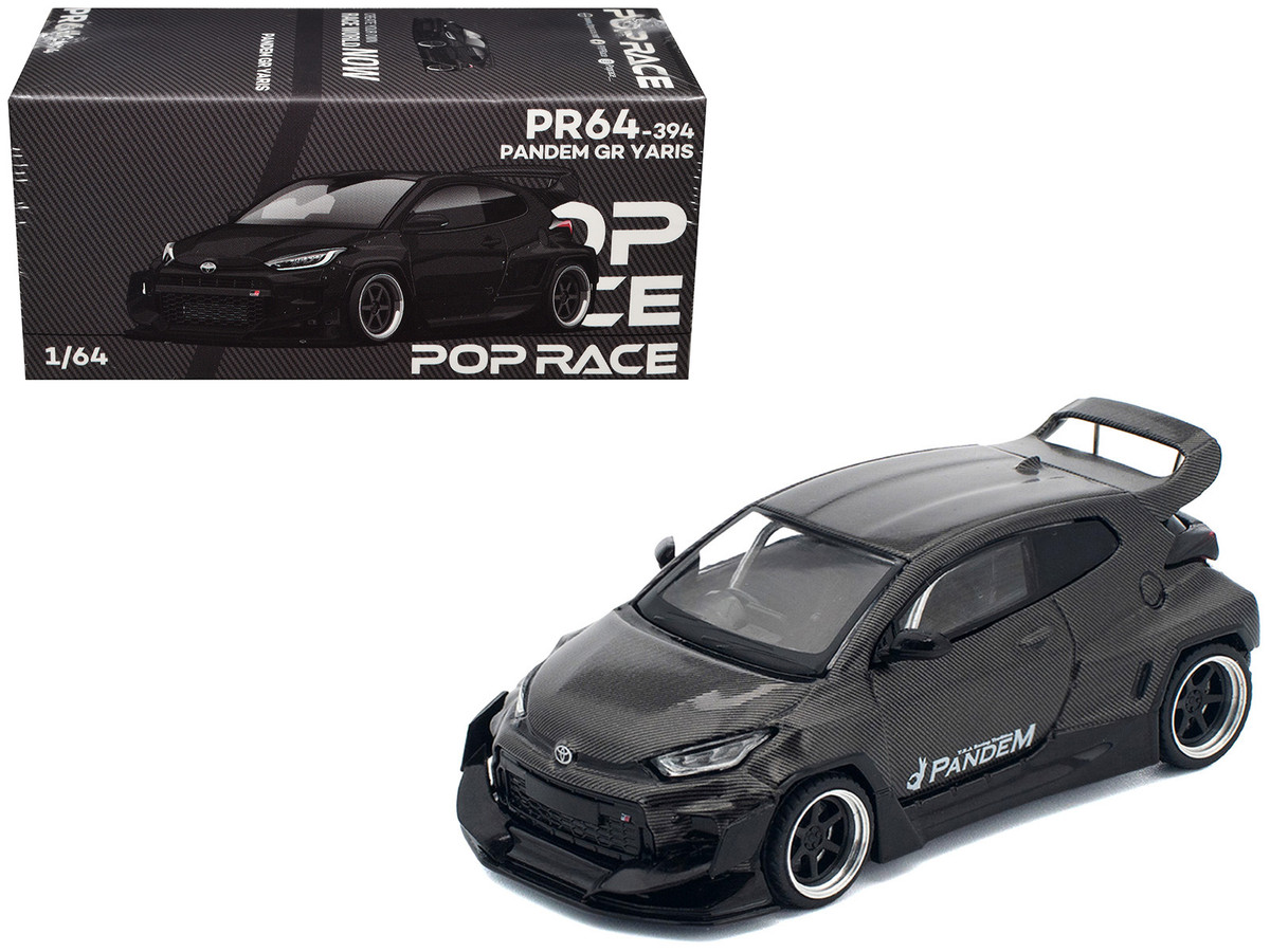 Toyota Pandem GR Yaris RHD Right Hand Drive Carbon Fiber 1/64