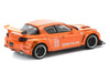 Mazda RX8 RE-Amemiya Widebody RHD Right Hand Drive Orange Chrome 1/64 Diecast Model Car Pop Race PR640281