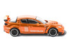 Mazda RX8 RE-Amemiya Widebody RHD Right Hand Drive Orange Chrome 1/64 Diecast Model Car Pop Race PR640281