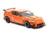Mazda RX8 RE-Amemiya Widebody RHD Right Hand Drive Orange Chrome 1/64 Diecast Model Car Pop Race PR640281