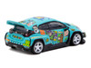 Toyota Pandem GR Yaris RHD Right Hand Drive Toy Story 30th Anniversary Blue with Graphics with Tarmac Cards Hobby64 Series 1/64 Diecast Model Tarmac Works T64-080-TS2
