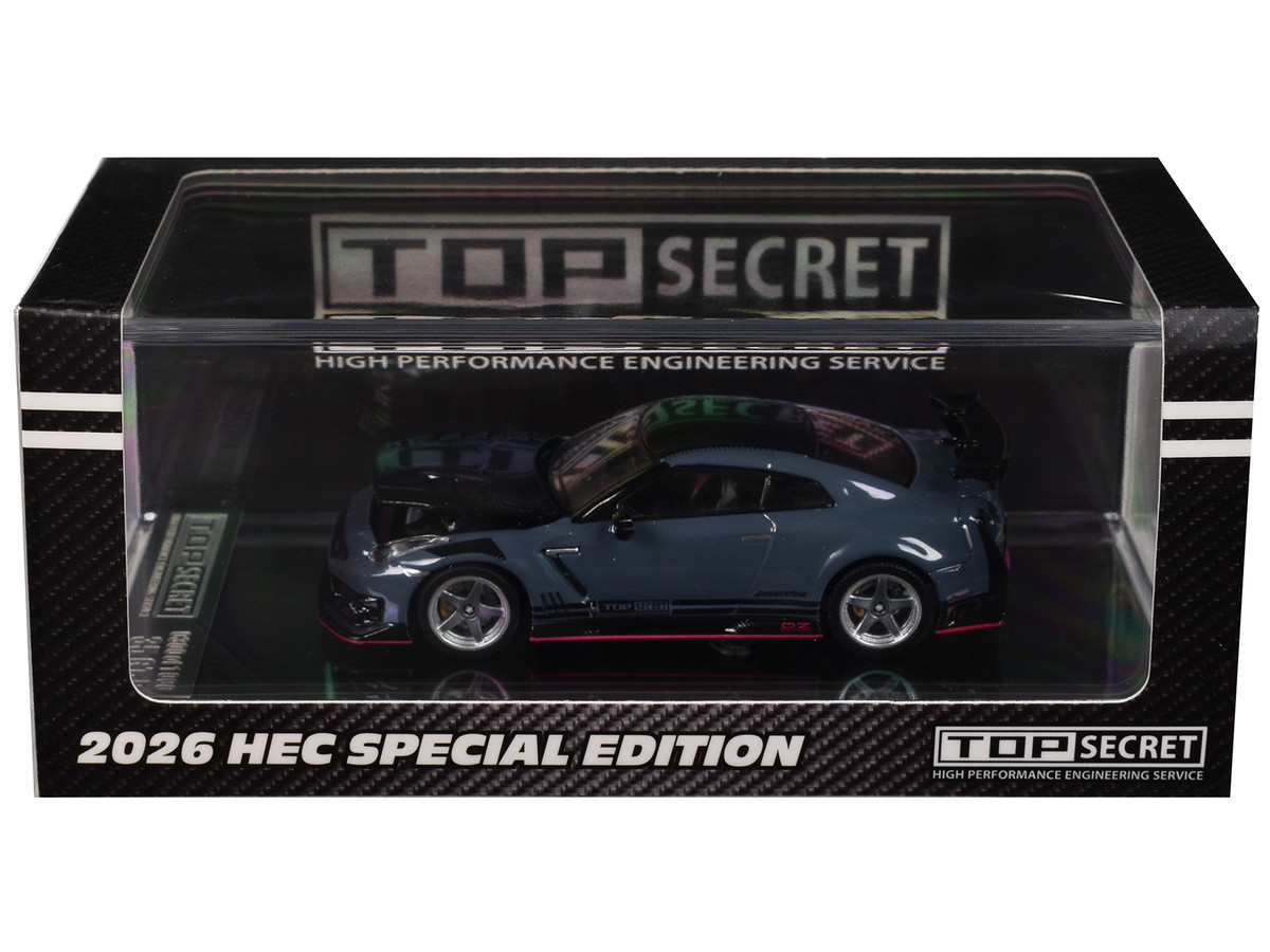 Nissan Top Secret GT-R R35 RHD Right Hand Drive Stealth Gray with