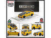 Nissan Top Secret Skyline GT-R BNR34 RHD Right Hand Drive Gold Metallic with Carbon Hood Hobby Expo China 2026 1/64 Diecast Model Car BM Creations 64B0500