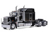 1990 Kenworth W900 Truck Tractor Black 1/64 Diecast Model IXO Models 64TR014B