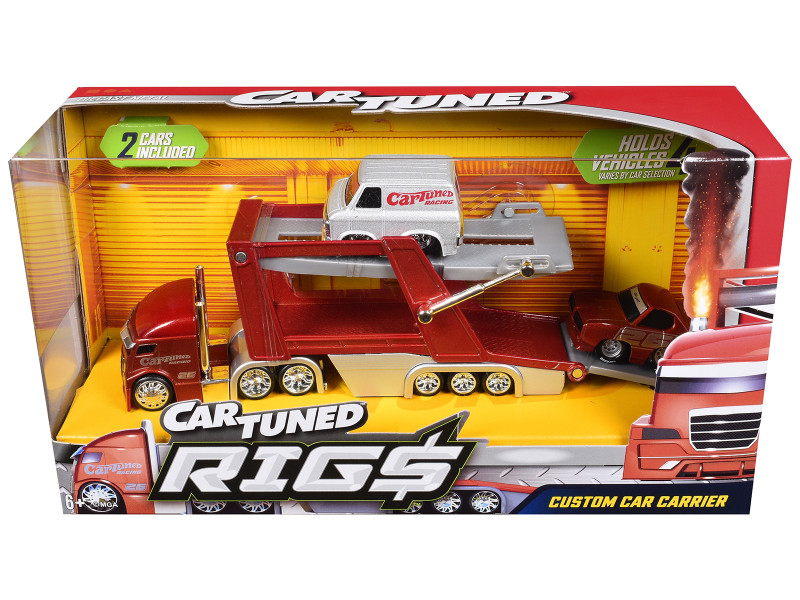 Rigs Car Hauler Series #2B Set of 3 pieces Diecast Model Cars CarTuned 263425