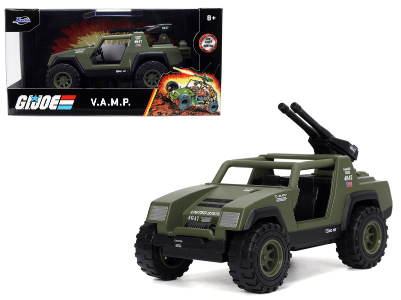 V.A.M.P. Olive Green G.I. Joe Hollywood Rides Series 1/32 Diecast Car Model Jada 32660