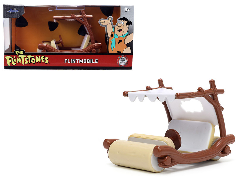 Flintmobile The Flintstones Hollywood Rides Series 1/32 Diecast Car Model Jada 33383