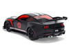 2025 Ford Mustang GTD Darth Vader Matt Black with Silver Stripes and Graphics Star Wars Hollywood Rides Series 1/32 Diecast Car Model Jada 37698