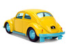 Volkswagen Beetle Bumblebee Yellow with Blue Interior Transformers - Energon Surge Hollywood Rides Series 1/32 Diecast Car Model Jada 37727