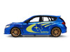 2012 Subaru Impreza WRX STI Blue Metallic with Yellow Graphics JDM Tuners Series 1/24 Diecast Car Model Jada 38057