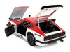 1972 Datsun 240Z Red and White JDM Tuners Series 1/24 Diecast Car Model Jada JA38201