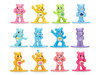 Set of 12 Diecast Figures Care Bears Franchise Nano Metalfigs Series Diecast Models Jada 37100