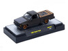 1985 Toyota SR5 Pickup Truck Slammed Custom Matt Gray with Carbon Hood Limited Edition to 10890 pieces Worldwide 1/64 Diecast Model Car M2 Machines 31500-MJS104
