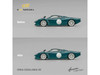 Pagani Huayra Codalunga Green with Sunroof and Extra Wheels 1/64 Diecast Model Car CM Model CM64-CODALUNGA-05