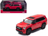 2024 Toyota Sequoia Solar Red 1/64 Diecast Model Car CM Model CM64-SEQUOIA-05