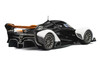 McLaren Solus GT #91 Black and White with Orange Accents 1/64 Diecast Model Car CM Model CM64-SOLUSGT-03