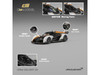 McLaren Solus GT #91 Black and White with Orange Accents 1/64 Diecast Model Car CM Model CM64-SOLUSGT-03