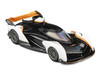 McLaren Solus GT #91 Black and White with Orange Accents 1/64 Diecast Model Car CM Model CM64-SOLUSGT-03