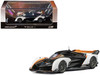 McLaren Solus GT #91 Black and White with Orange Accents 1/64 Diecast Model Car CM Model CM64-SOLUSGT-03
