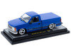 1988 GMC Sierra 1500 Custom Pickup Truck Blue Metallic with Black Stripes Limited Edition to 4850 pieces Worldwide 1/24 Diecast Model Car M2 Machines 40300-144A