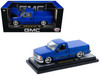 1988 GMC Sierra 1500 Custom Pickup Truck Blue Metallic with Black Stripes Limited Edition to 4850 pieces Worldwide 1/24 Diecast Model Car M2 Machines 40300-144A