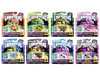 Lowriders Show Glow Series 4 Set of 8 Pieces Diecast Model Cars CarTuned 597346-XX3