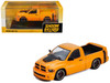2003 Dodge Ram SRT-10 Pickup Truck Yellow with Black Tail Stripe 1/64 Diecast Model Car Shoom64 Models SHOOM-103-015