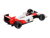 McLaren MP4/4 #11 Alain Prost 2nd Place Formula One F1 Japanese GP 1988 with Driver Figure Limited Edition 1/64 Diecast Model Car Mini GT MGT01123