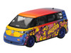 Volkswagen ID.Buzz Van KW/BBS Floral Graffiti Livery Limited Edition 1/64 Diecast Model Car Mini GT MGT01159