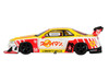 Nissan LB-ER34 Super Silhouette Skyline RHD Right Hand Drive #58 Suppaiman Okinawa Yellow and White with Graphics Limited Edition 1/64 Diecast Model Car Mini GT MGT01204