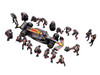 Red Bull RB19 #1 Max Verstappen Winner Formula One F1 Japanese GP 2023 with Red Bull Pit Crew Set of 21 pieces Limited Edition to 5000 pieces Worldwide 1/64 Diecast Model Car Mini GT MGTS0014